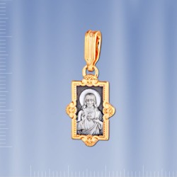 Russische Ikone Silber