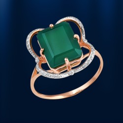  Russisches Goldschmuck Chrysopras