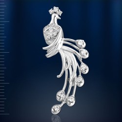 Brosche Silber