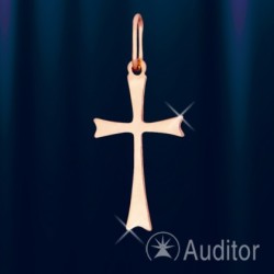 Kreuz-Anhaenger russisches Gold