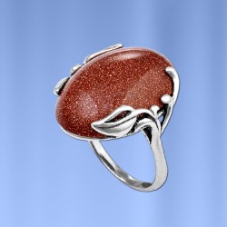 Ring mit Aventurin Silber 
