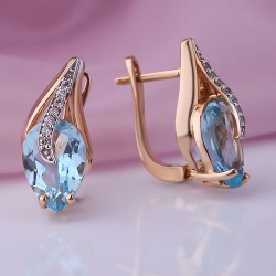 Russisches Goldschmuck Topas