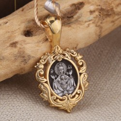  Russische Ikone Silber