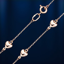 Fusskette aus Rotgold 