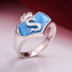  Herrenring russisches Sterling Silber