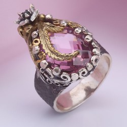 Silberset mit Amethyst 