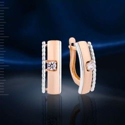 Ohrringe Russgold Kristallen Swarovski&reg;