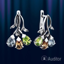 Ohrringe  Silber mit Fianit