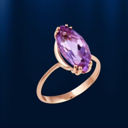  Russisches Goldschmuck Amethyst 