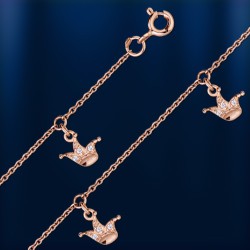 Fußkette aus Rotgold 