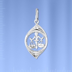 Sternzeichen aus Silber "Waage"