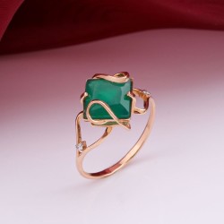  Russisches Goldschmuck Chrysopras
