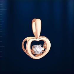 Anhaenger mit tanzendem Brillant