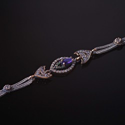 Armband mit Smaragd & Saphir