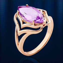  Russisches Goldschmuck Amethyst 