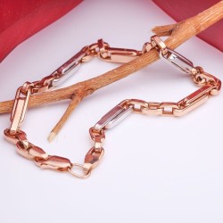  Armband russisches Gold 585 Bicolor