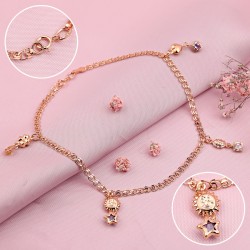 Fußkette aus Rotgold 585°