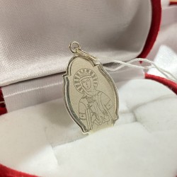 Silberner Ikonenanhaenger &bdquo;Heilige Olga"