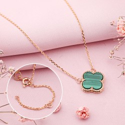 Goldcolier 585 Malachit ⌀10 mm