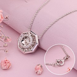 Goldcollier Weißgold 585 in Deutschland Dancing Diamond