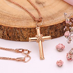 Kreuzanhänger mit Goldkette 585