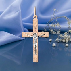 Kreuzanhänger mit Kruzifix orthodox