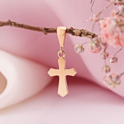 Russisches Gold 585 Goldkreuz für Kinder