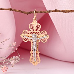 Orthodox Kreuz mit Kruzifix 585