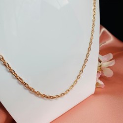 Halskette Rosegold 585 Anker