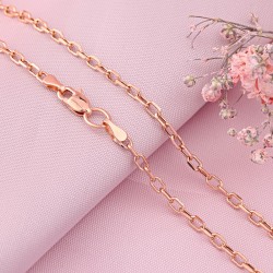 Halskette Rosegold 585 Anker
