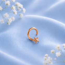 Nasenpiercing Rotgold 585