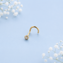 Nasenpiercing Rotgold 585