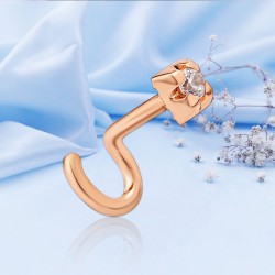 Nasenpiercing Rotgold 585
