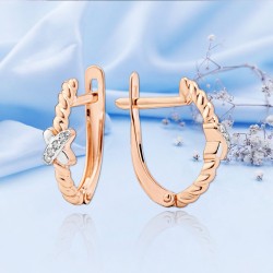 Ohrringe Rotgold 585 Zirkonia kaufen