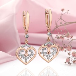 Goldene Ohrhänger 585 in Deutschland Diamanten