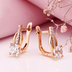 Ohrringe Rotgold 585 Swarovski®