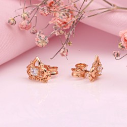 Kinderohrringe Goldohrstecker mit Zirkonia