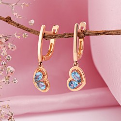 Goldohrringe 14K Topas kaufen