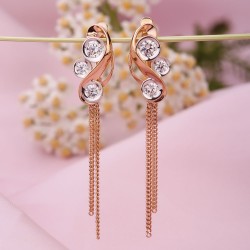 Cерьги с фианитами Swarovski&reg; Русское Золото