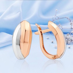 Ohrringe Gold 585 bicolor kaufen