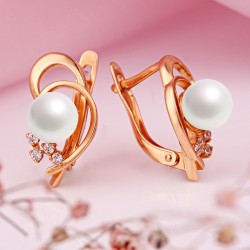 Ohrringe Perlen 585