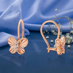 Kinderohrringe Goldohrringe mit Zirkonia