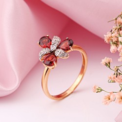 Damenring Goldring Russisches Gold 585
