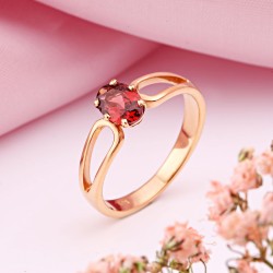 Goldring 585 mit Granat