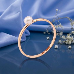 Perlenschmuck Damenring 585