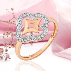 Damenring Gold Zirkonia