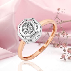 Dancing Diamond Goldring 585