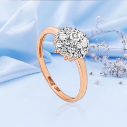 Goldring mit Diamanten 585 kaufen