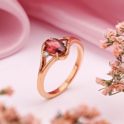 Goldring 585 mit Diamanten