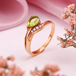 Goldring 585 mit Diamanten
